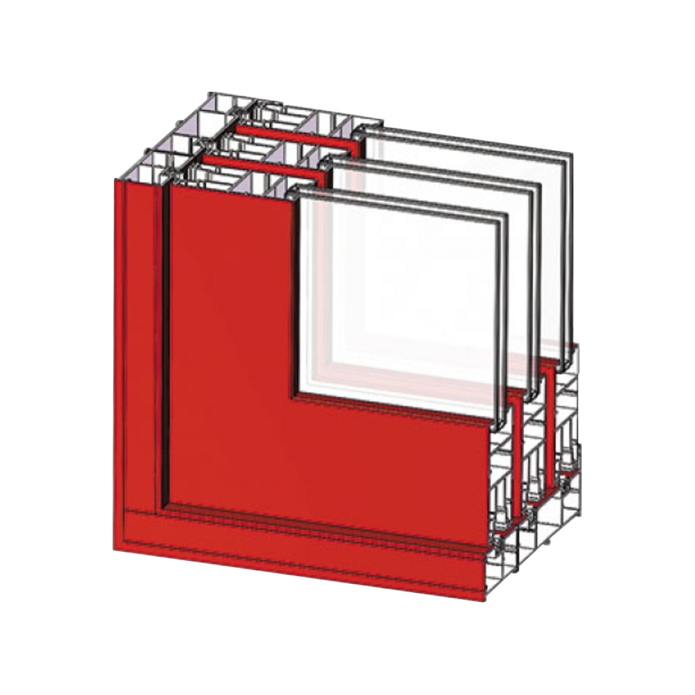 ドアと窓のアルミニウムプロファイル