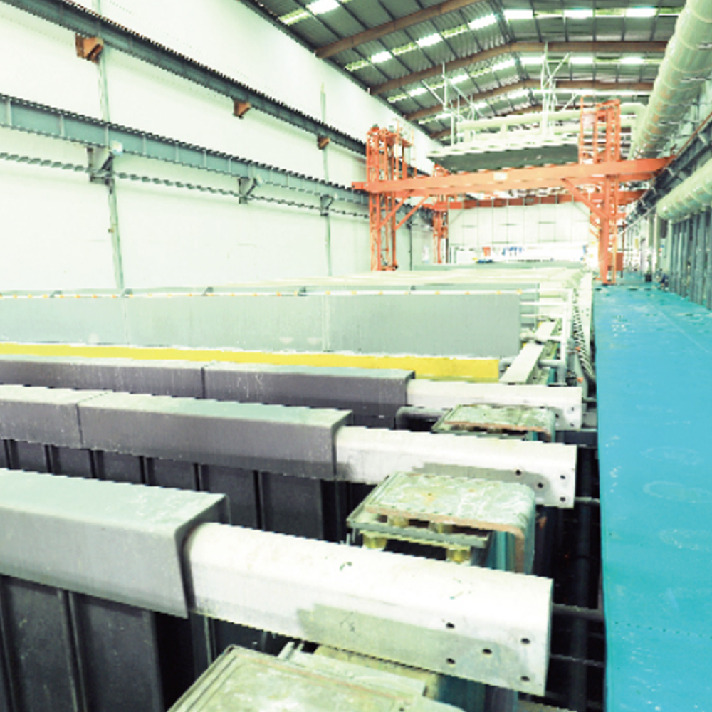 アルミニウム プロファイル 表面処理